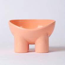 1 pieza/4 piezas Comedero para mascotas, Comedero para gatos, Comedero para gatos para proteger la columna vertebral, Tazón de agua grande, Comedero para gatos con boca inclinada y patas altas, Tazón antivuelco, Comedero con patas de elefante, Comedero para perros