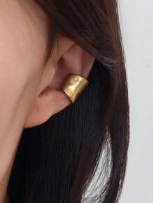 1pc Autumn/Winter New Textured Five Elements Ear Cuff Earring - A - View 15