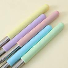 1 Random Color Telescopic Stainless Steel Teaching Stick, Portable And Portable Teaching Stick
