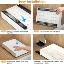 Under Sink Organizers And Storage, 2-Tier Sliding Cabinet Basket Organizer With Hooks, Multi-Purpose Under Sink Organizers And Storage For Bathroom Kitchen - Black - View 9