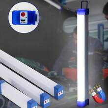 1 件 USB 可充电 LED 灯，夜市帐篷照明，移动电源灯，家用应急灯，带磁铁 - 彩色 - 查看 11