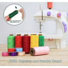 Local Delivery-Local Delivery-Ilauke 95Pcs Bobbins Sewing Thread Kits, 400 Yards Per Polyester Thread Spools With Case 45 Color Prewound Bobbin For Sewing Supplies, Emergenc And Travel, Hand & Machine Sewing - 45 - View 5