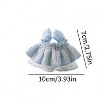 一件可爱小宠物连衣裙迷你针织雪貂衣服手工仓鼠公主裙透气宠物服装 - 彩色 - 查看 19