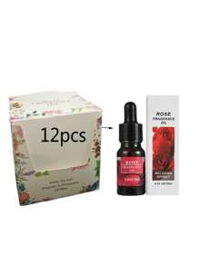 12pcs/4pcs Essential Oil Set, 12 Types Of 10ml Water-Soluble Aromatherapy Essential Oils, Suitable For Humidifier, Diffuser, Diffuser Stone, Car Fragrance, Bedroom, Living Room, Kitchen, Bathroom, Hotel