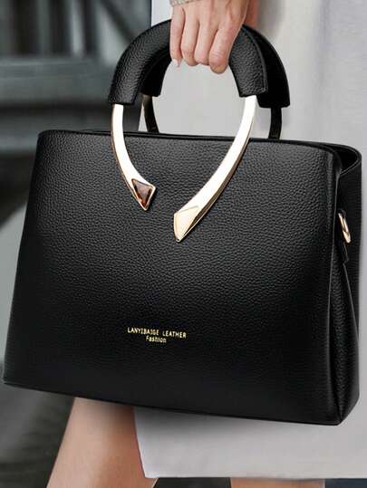 2025年奢华女式设计师单肩斜挎包时尚女士大容量皮革手提包购物袋品牌邮差包