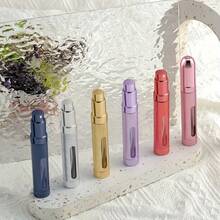 1pc/7pcs 12ml Portable Mini Perfume Atomizer, Iempty Pocket Cologne Spray, Glass Inner Layer And Aluminum Shell Back To School - Multicolor - View 3
