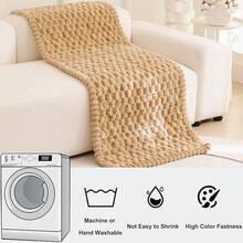 Mivnue Pet Couch Cover, Couch Covers For Dogs, Washable Dog Sofa Covers Couch Protector, Fuzzy Non Slip Couch Slipcover Pet Friendly (Brown, 27.6" X 59.1") - 咖啡 - 查看 4