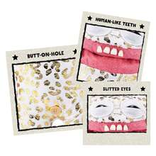 ZURU Gold Fuggs，搞笑丑陋怪物，毛绒玩具，收藏品，玩具（Grin Grin - 豹纹羊毛，金箔印花） - Grin Grin - 查看 5