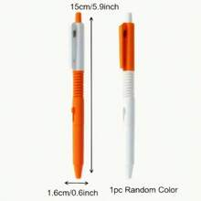 Funny Squirt Pen, Office Leisure Prank Gadget, ABS Material, Orange Accent, Prank Accessory | Funny Design | Transparent Pen Body, Prank Prop, Press-Type Water Squirt Toy, Imitation Ballpoint Water Gun, Gift - Random Color - View 5