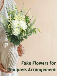70pcs/50pcs/30pcs/Artificial Eucalyptus Stems,Frosted Leaves,Artificial Greenery,Suitable For Wedding Centerpieces,Farmhouse Decorations,Summer And Graduation Season Decorations,Bulk Artificial Greenery,Birthday Party DIY Handmade Gift Decorations,Fake Plants