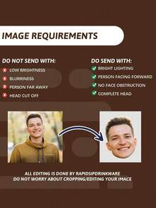 Customized Wedding Glasses, Photo Glasses, Customized Birthday Glasses, Customized Glassware, Customized 45ml Glasses, Customized Glassware, Personalized Glasses, Customized Gifts, Personalized Glassware, Personalized Glasses, Unique Wedding Favors, Personalized Face Party Favors, Face Printed Glasses - Transparent - View 3