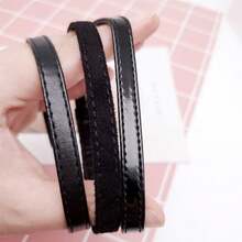 1Pair Elastic High Heel Straps - No-Slip Adjustable Ankle Bands With Hook & Loop Closure, Invisible Shoe Accessories For Women's Pumps & Dress Shoes (Black/Red/Beige, One Size Fits Most) - Multicolor - View 5