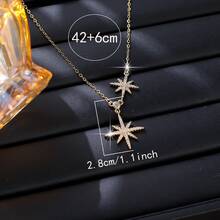 1 件女士时尚简约独特设计百搭项链 - 項鍊 - 查看 2