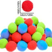 30/60pcs Yaping Reusable Water Balls & Balloons - Mixed Color Outdoor Toys For Pool, Backyard Games, Kids & Adults, Summer Fun