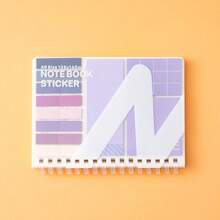 280 Pages Multifunctional Note Pad With 40 Sticky Notes, 160 Index Stickers, 20 Expansion Stickers, 60 Inner Pages, Adhesive, Index Stickers With Soft Ring, Horizontal Line, And Notebook,School Supplies,Back To School