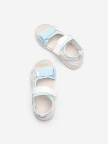 Balabala 儿童运动凉鞋女童鞋2025夏季新款透气网眼防滑户外 - 花白色調 - 查看 5