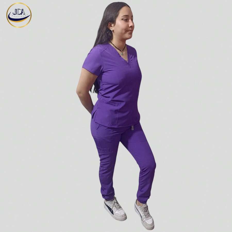 Scrub Sets - Violet Purple - View 1