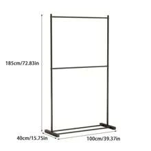 Perchero vertical para el hogar de color crema, soporte para colgar ropa de estilo nórdico multifuncional para el balcón, sencillo para apartamentos de alquiler