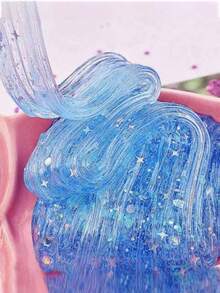 110ml 史莱姆泡沫凝胶和史莱姆膏套装，不粘超软水晶粘土，玩得越多，压力缓解玩具就越大 - 彩色 - 查看 7