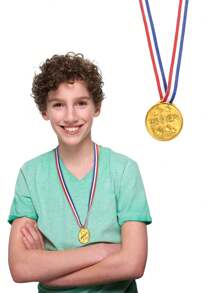 20pcs-Baby Shower Gold Winners Medals, Plaques, Gymnasium Day Medals, For Sports, Competitions, Talent Shows, Spelling Bees Birthday Party Gifts, Motivational Baby Gifts, Gifts For Boys And Girls