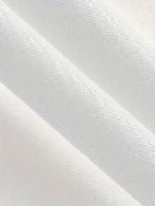 Camiseta de Hombre Impresa a la Moda, Corte Simple que Destaca la Masculinidad, Material de Algodón Puro, Combinación de Color Sólido Calmante e Impresión Dinámica, Cómoda y Transpirable, Clásica Esencial de Verano. - Blanco - Ver 4