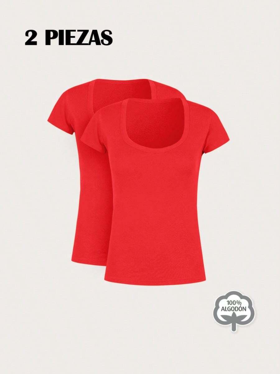 Women T-Shirts - Red - View 1