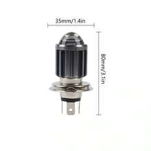 Heyword 1個 H4 LED 機車大燈燈泡 HB2 9003 12V-24V 高/低燈 適用於機車速克達 LED 大燈燈泡改裝套件 白色 - 米色 - 查看 5