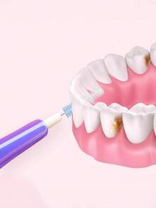 10/30/60 件牙间刷（带盒），0.6 毫米、0.7 毫米、0.8 毫米，牙齿清洁工具，口腔卫生牙间刷，牙签清洁器，用于细节清洁，返校 - 彩色 - 查看 7