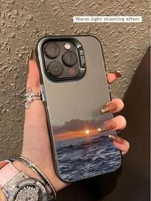 Ốp lưng điện thoại Ocean chống rơi in hình sóng hoàng hôn cá nhân hóa tương thích với các dòng 11, 12, 13, 14, 11Pro Max, 12Pro Max, 13Pro Max, 14Pro Max, XR, 15, 15Pro, 15Pro Max - Nhiều màu - Xem 1