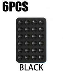 3/4个装硅胶粘性手机支架，防滑硅胶粘性手机支架，手机壳支架，免提手机配件，自拍和视频支架，1/2/5/10/50/100个装，多功能手机配件，适用于所有型号 - 彩色 - 查看 85