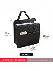 Multifunctional Car Seat Storage Bag PU Leather Storage Bag Garbage Bag Storage Bag Suitable For Most Car Models - one-size - View 9