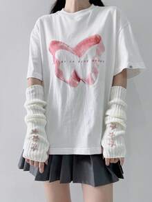 1 Pair Sweet And Cute Women's Bow Arm Warmers, Pink Aesthetic Scottish Plaid Bow Fingerless Gloves, Y2K Girly Style Knitted Sleeve Cuff, Lolita Ballet Colorful Bow Decor Arm Warmers, Suitable For Outings, Parties, Dates - 260# - View 14