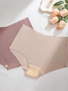 7 条装女士无缝高腰透气薄款内裤，多种颜色，性感舒适 - 彩色 - 查看 7