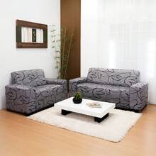 Charm Of Detail Protective Kit For 3 And 2 Seater Sofa Elastic Cover Modern Decor - Florata - View 5