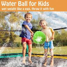 30/60pcs Yaping Reusable Water Balls & Balloons - Mixed Color Outdoor Toys For Pool, Backyard Games, Kids & Adults, Summer Fun