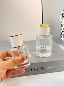 1pc 30ml/50ml/100ml High-End Glass Perfume Spray Bottle, Refillable Perfume Empty Bottle, Portable Travel Container, Home Decor, Fall Decor #Back To School Season