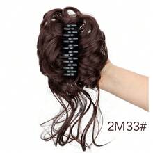 LYSW Messy Bun Hairpieces, Fluffy & Natural Looking Scrunchie With Hair Claw Clip, Extra Volume, Instant Hairstyle, Women Hair Accessories HA2729,Claw Clips,Hair Jaw Clip,Hair Clutch, Casual Fall Winter Hair Clip For Vacation Outfits Woman Flower Hair Clip - Multicolor - View 17