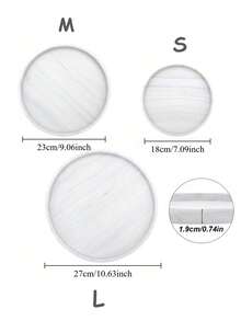 1 件台面和梳妆台托盘 - 硅胶皂液器托盘、防碎柔性浴室托盘、厨房水槽皂液瓶托盘、钥匙圈托盘、原装硅胶托盘（返校季） - 彩色 - 查看 22