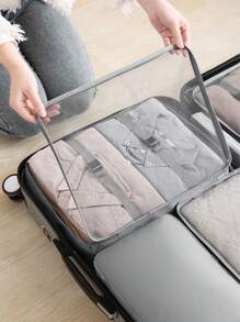 7/8pcs Travel Organizer Bags, Waterproof Portable Packing Cubes, Clothes Storage Bags, Luggage Organizer Set, Underwear Bags, Waterproof Zippered Laundry Bags, Packing Pouches, Travel Essentials, Dorm Essentials, Back To School Nylon, School Student Teacher, Back To School Backpack, Beach Holiday