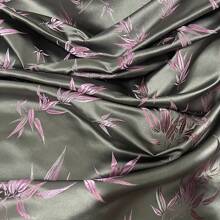 This Elegant Jacquard Satin Fabric, Floral Decorative Fabric And Fashionable Material Is Suitable For DIY And Interior Decoration
