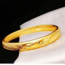 1 pulseira requintada feita à mão com escultura de dragão e fênix, elegante para uso diário e presente para mulheres