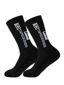 1/4/8 双男士防滑足球袜运动袜防滑足球篮球袜带防滑垫