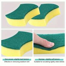 5/10pcs Kitchen Cleaning Sponges, Non-Scratch Scrub Sponge, Multipurpose Cleaning Sponge