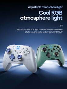 PHILIPS 飞利浦 DLK5080 游戏手柄，双霍尔效应 1000Hz 机械按键，蓝牙，超长续航，游戏体验极佳，内置 6 轴陀螺仪，兼容 Switch、PC、手机、电视、Steam