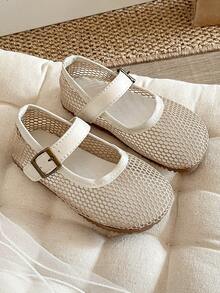 Girls' Shoes! Breathable Net Mesh Style, Simple, Elegant, Comfortable And Versatile. Perennial Flat Shoes, Convenient And Comfortable To Wear - Apricot - View 7
