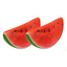 Fake Watermelon - 2 Sizes Of Artificial Simulation Watermelon Slice, Realistic Lifelike Faux Watermelon Slices Combination For Tiered Tray Kitchen Birthday Wedding Party Decoration