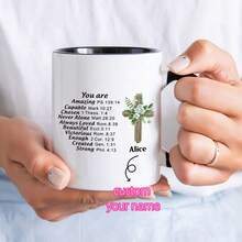 1个，11盎司毕业庆典马克杯，学士帽卷轴，2025届、2026届学生毕业礼物，可定制毕业姓名马克杯，大学及研究生毕业派对纪念礼物，多色高品质马克杯，咖啡杯，牛奶杯