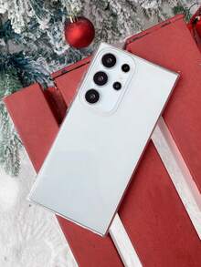 1pc Classic Transparent Soft Cellphone Case With Large Hole, Compatible With IPhone, Galaxy And Other Smartphones - Clear - View 9