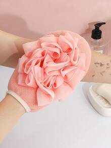 1 件装家用去角质浴巾，成人男女通用擦洗手套，用于清洁和去除污垢 - 彩色 - 查看 9