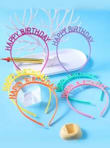 12قطعة/6 قطع أشرطة رأس بلاستيكية لحفلة عيد الميلاد (مقاس موحد يناسب معظم الحالات، 6 قطع في كل عبوة)